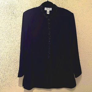 Vintage black button down